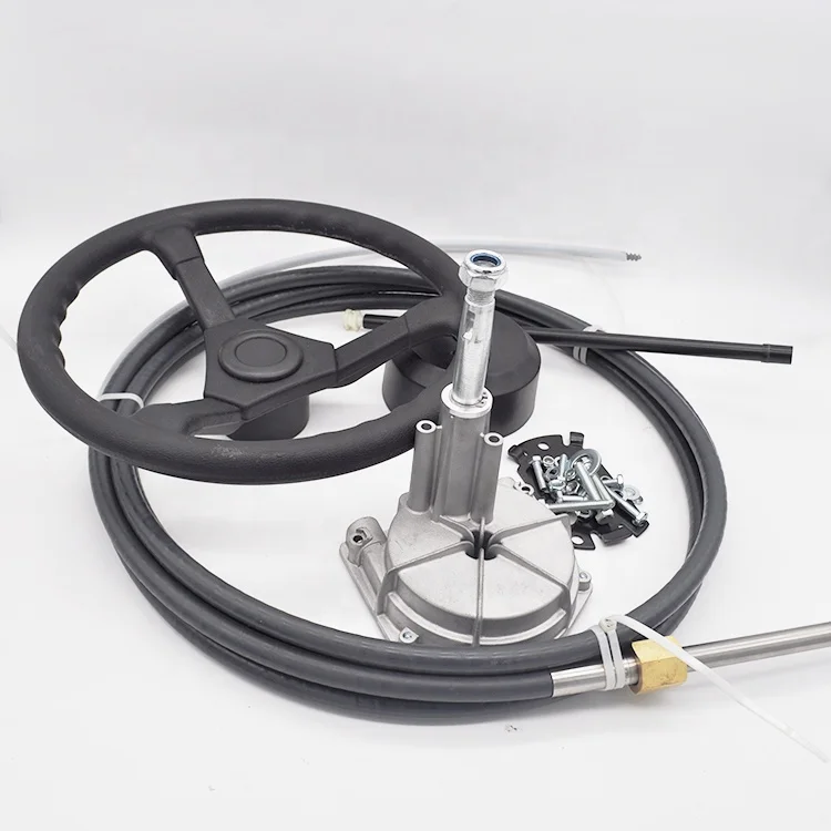 Marine Boat Outboard Rotating Mechanical Steering/hydraulic Steering Gear System Reach up to 60HP Quick Connect Rotary Steering