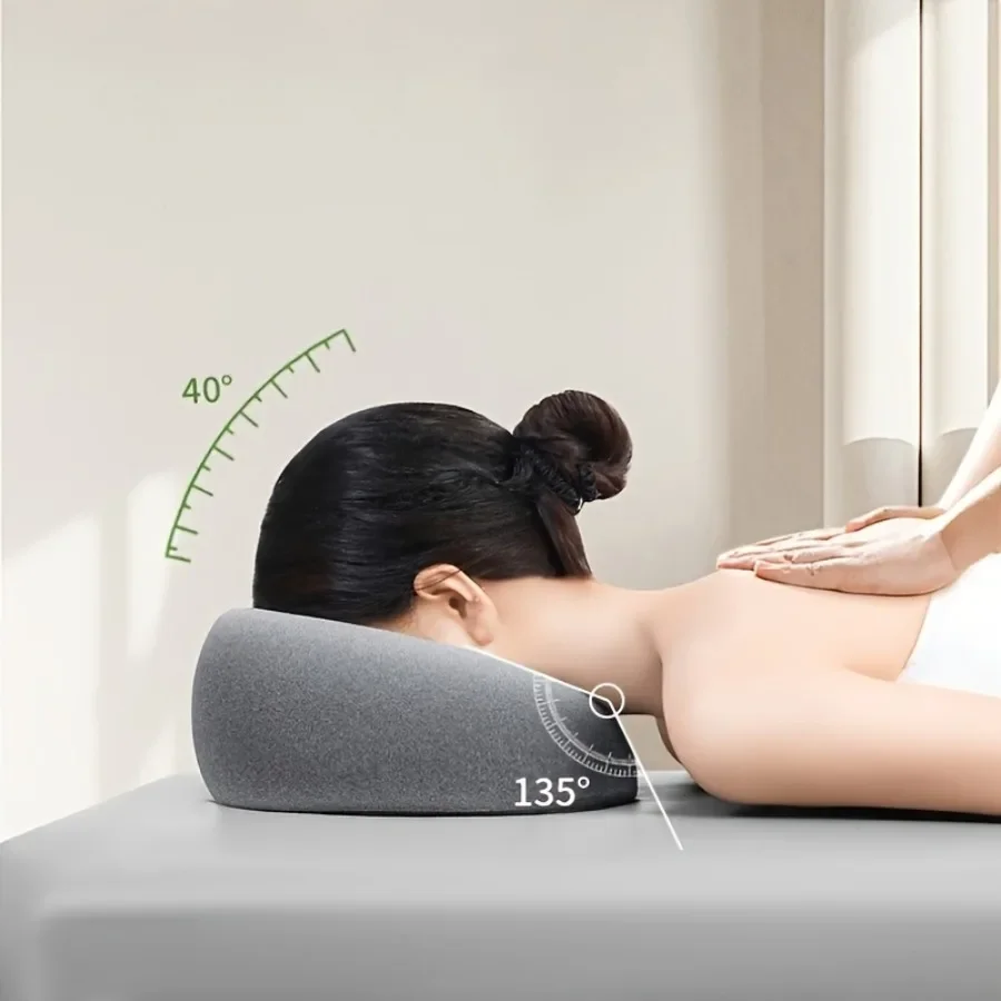 U-shaped Memory Pillow Nap Massage Pad Multifunctional Machine Facial Cleanser Care Detachable Zipper Design Head Support