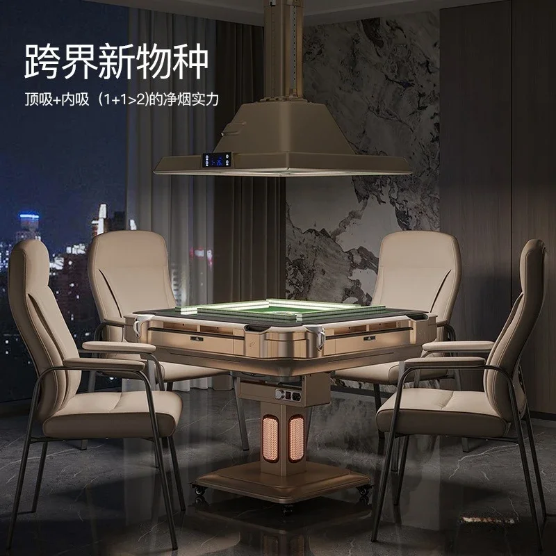 NEW Mahjong machine chess and card room mahjong room straight row smoking machine smoke exhaust air purifier smoking light lifti