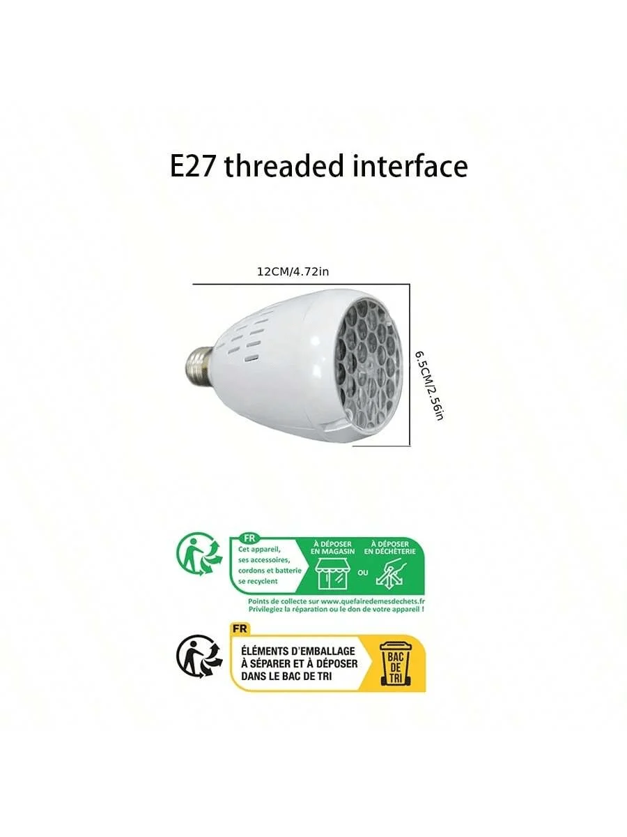 E27 Interface Christmas Pattern Projection Bulb, LED Ambience Light for Family Gatherings and Weddings, Indoor Festival Light