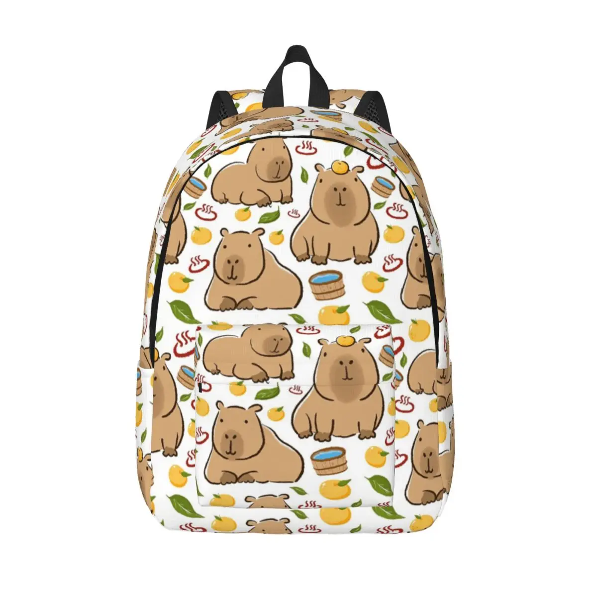 

Capybara Yuzu Onzen Bath for Teens Student School Bookbag Daypack Elementary High College Sports