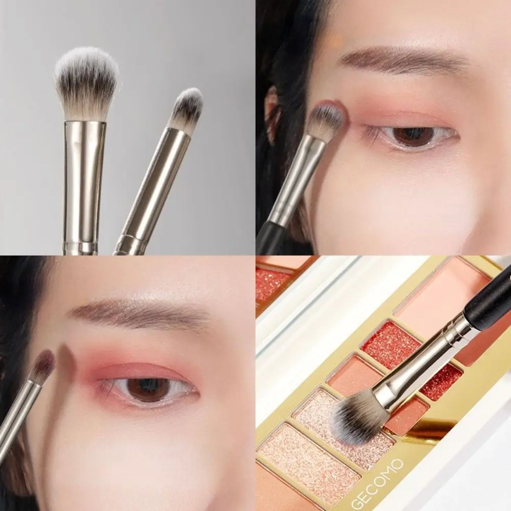 ツール 快適なグリップ 濃密な毛先 両端アイシャドウブラシ アイシャドウブラシ メイクアップスマッジブラシ アイコスメティックブラシ