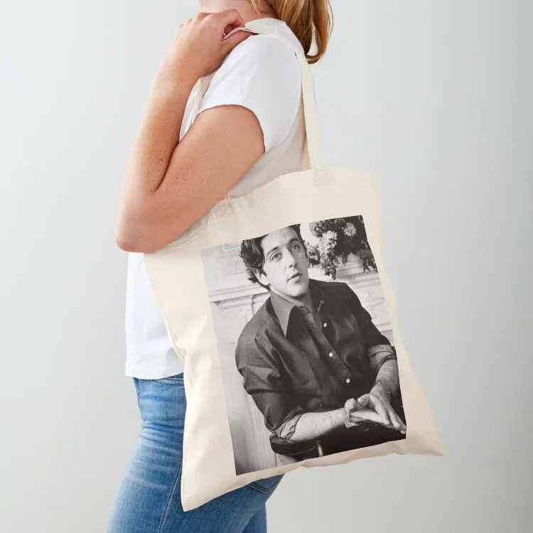 

al pacino young Tote Bag reusable shopping bags canvas tote bags personalized tote custom canvas bag