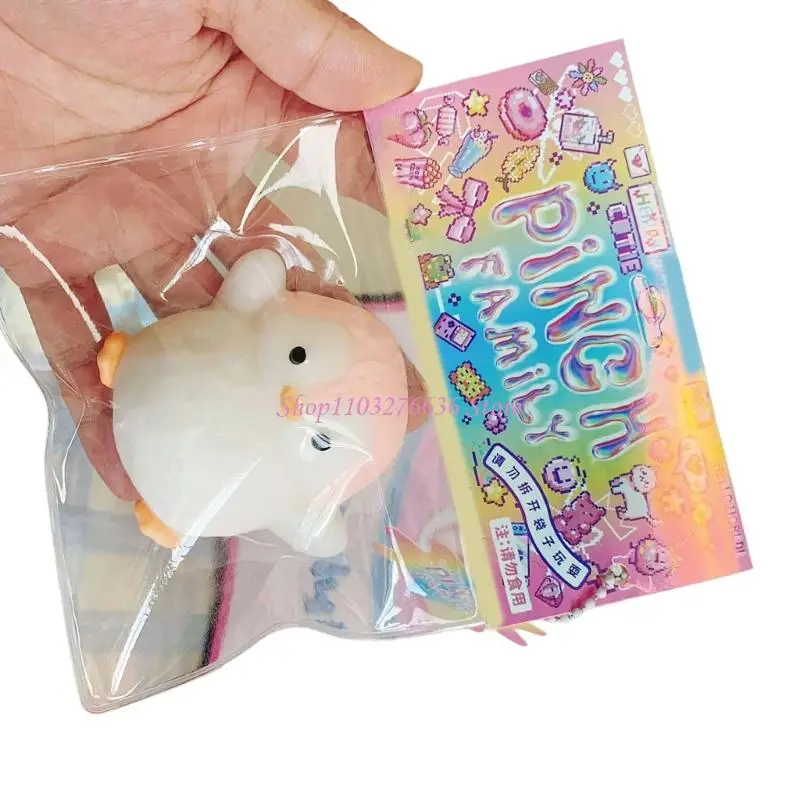 R6FD Funny Squeeze Penguins Toy с медленным восходящим и мягким силиконовым дизайном для снятия стресса затопить игрушку для