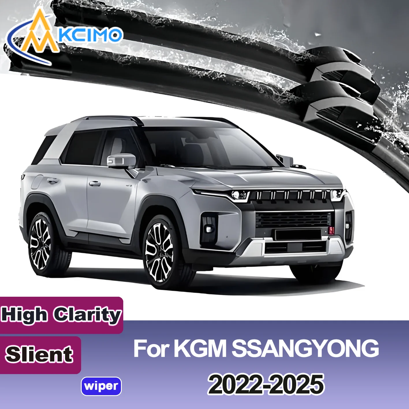 

2PCS New Front Windshield Wiper Blade for KGM SSANGYONG Torres EVX 2022-2025 Front Windshield Accessories 2025 2024 2023 2022