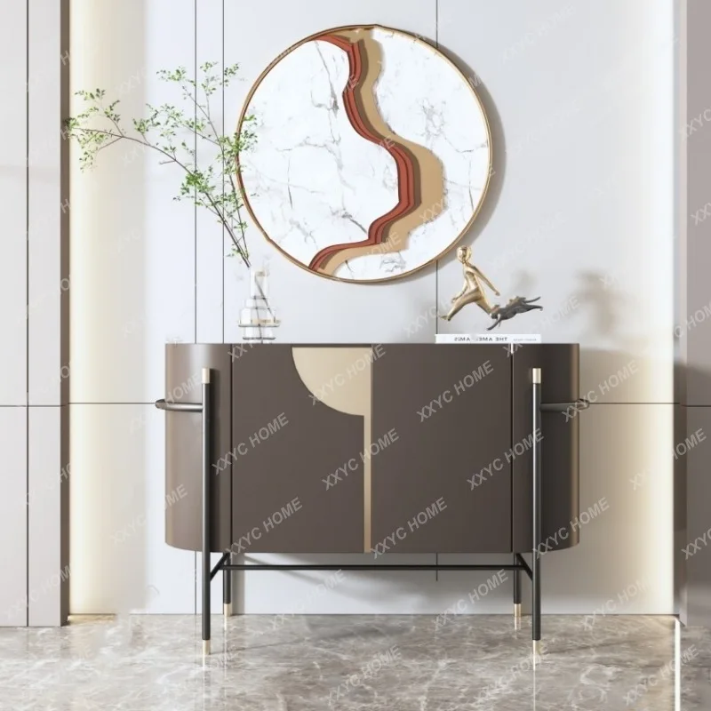 A  paint dining side cabinet  minimalist entrance porch cabinet multi-function