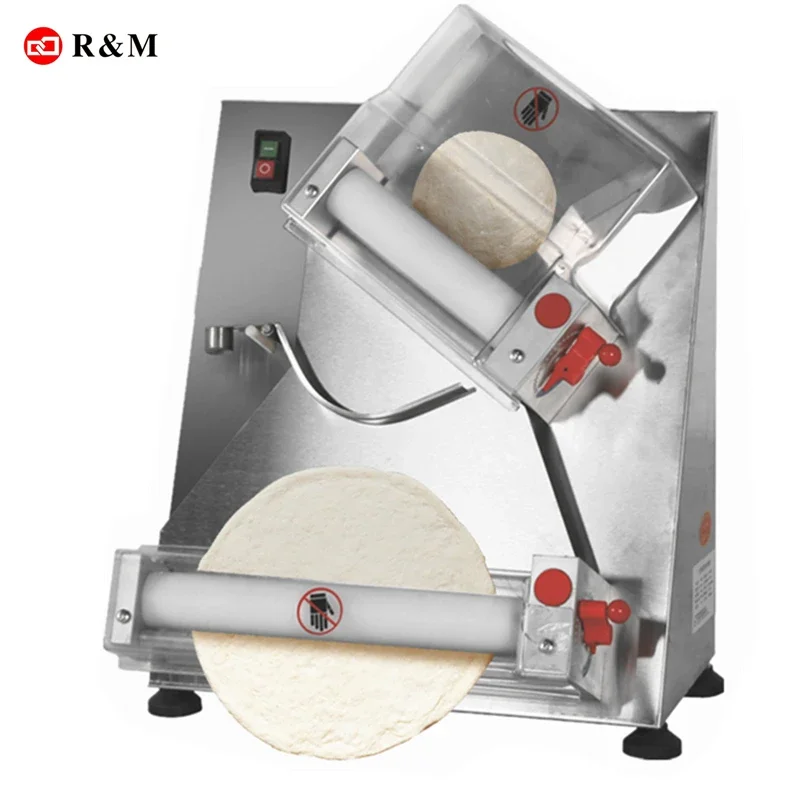 RM Commercial Automatic Electric Table Top Pizza Dough Sheeter Pizza Dough Sheeter Machine Rolling Pizza Sheeter Roller Machine