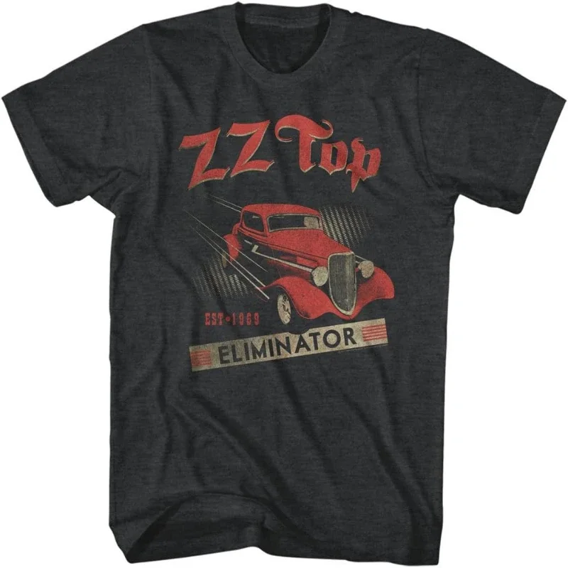 ZZ Top Rock Band Music Group Eliminator Album Est 1969 Adult T-Shirt Fashions Comfortable clothes