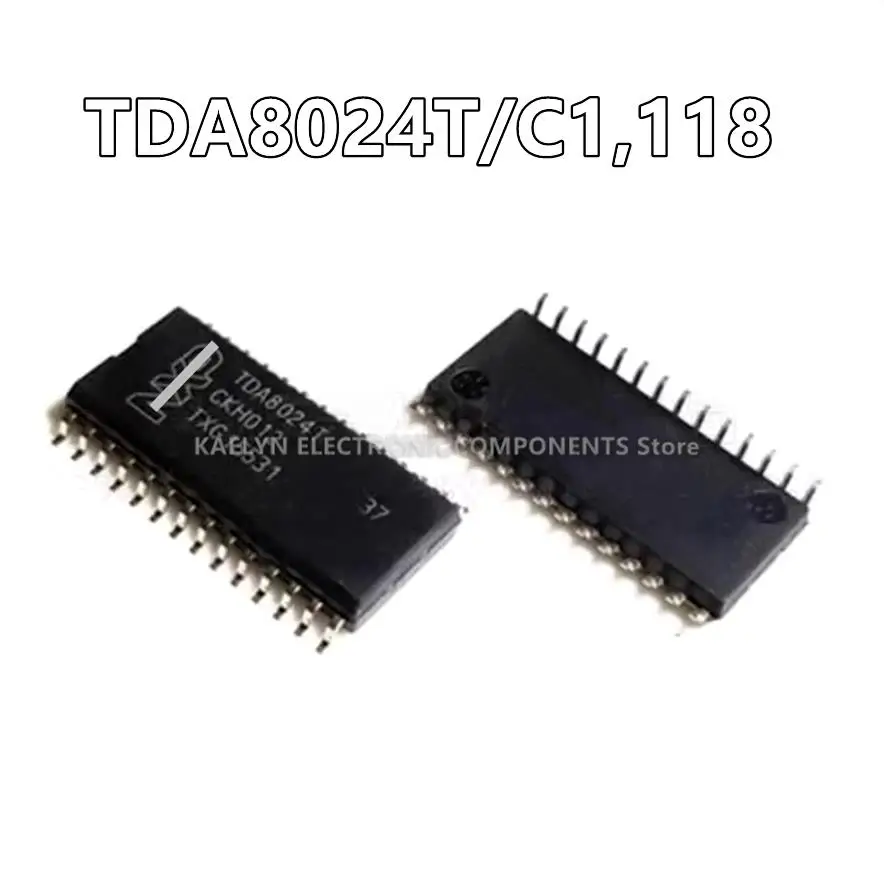 10Pcs/lot TDA7419TR TDA7419 TDA8024T/C1,118 TDA8024T IC INTERFACE SPECIALIZED  Audio Audio Signal Processor 4 Channel 28-SO