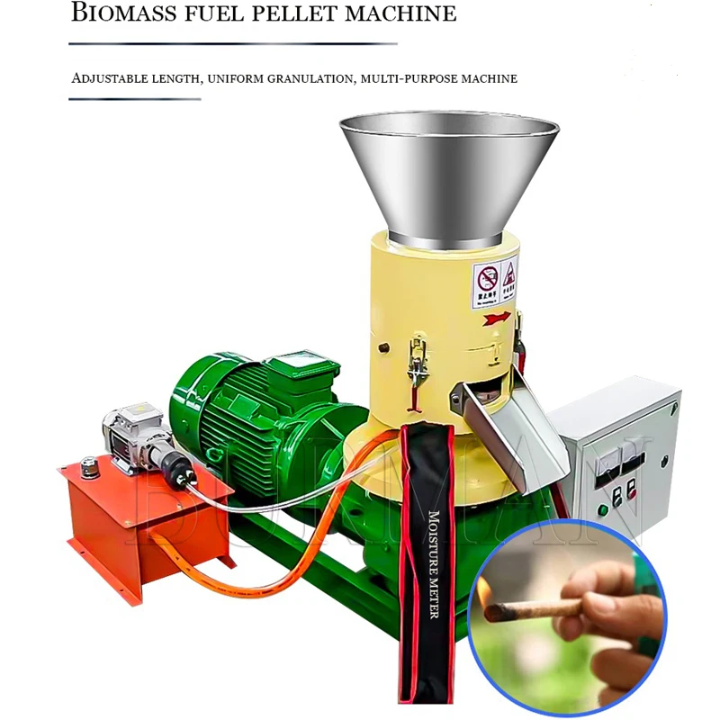 JZ Biomass Particles Diesel Driven Wood Pellet Machine Flat-Die Wood Pellet Mill Sawdust Pressing Machine