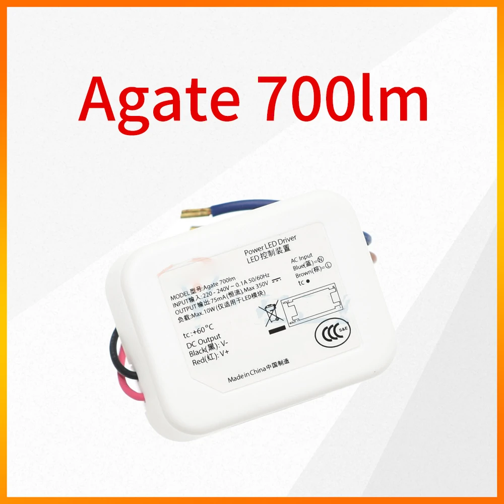 Power LED Driver LED Control Device Model Agate 700lm load 10W 75mA For Philips LED Control Power Supply