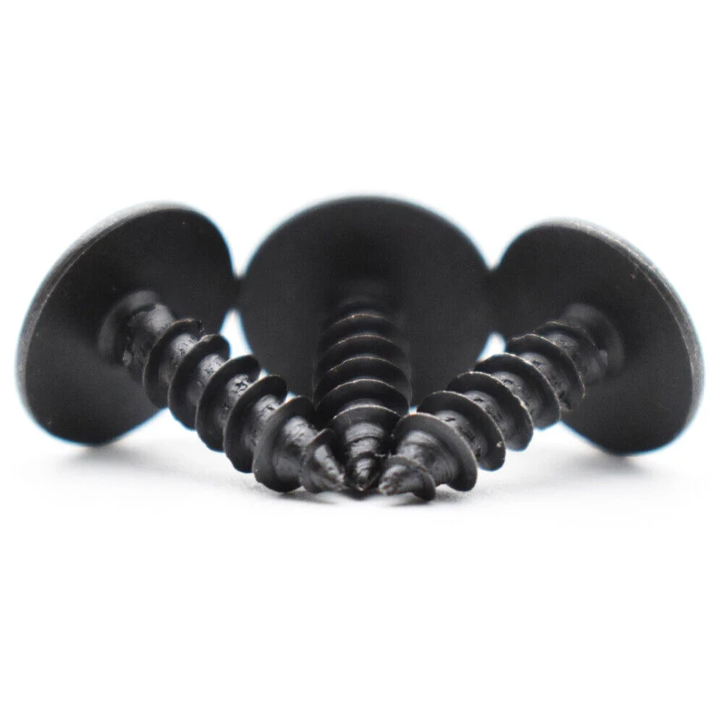 50pcs Black Manganese Steel Undertray Guard Engine Under Cover Clip Fastener Retainer Screw Fit for Audi VW