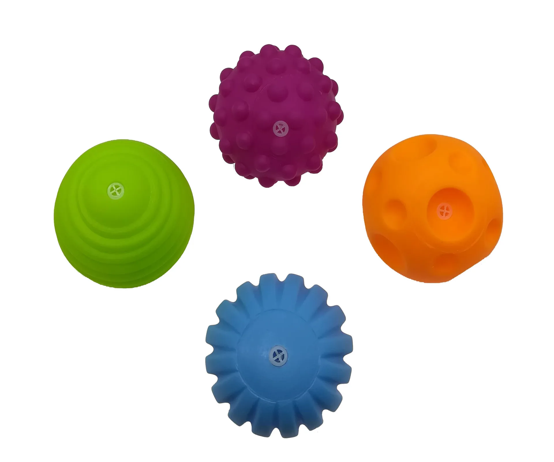 6 stücke strukturierte Multi-Ball-Set entwickeln Baby taktile Sinne Spielzeug Kinder berühren Hand Ball Spielzeug Baby Training Ball Massage weichen Ball