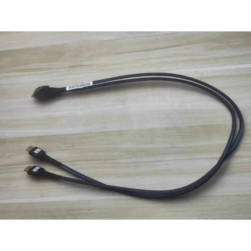 

New Slim Line SAS Cable for Lenovo Slim SAS SFF-8654 8i To 2Oculink SFF-8611 Data Cable SC17A61110
