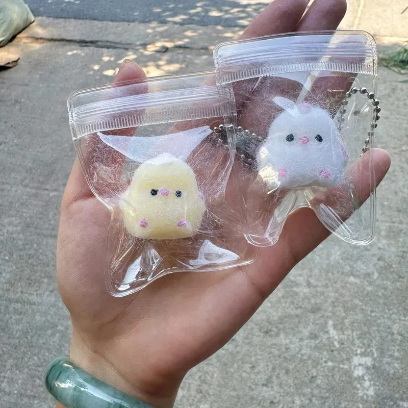 Simpatico pulcino spremere giocattolo antistress morbido giocattolo Mochi cartone animato giocattoli a rimbalzo lento giocattoli squishy di decompressione per regali per adulti per bambini