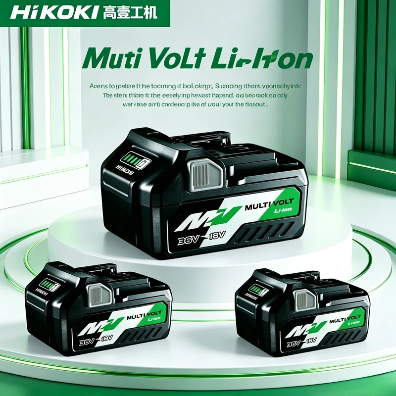 New Hitachi HiKOKI 18V/36V 5Ah Lithium ion Battery BSL1840 BSL1850 Fit DS18DSL C18DSL High Power Long Runtime Power Tool Battery