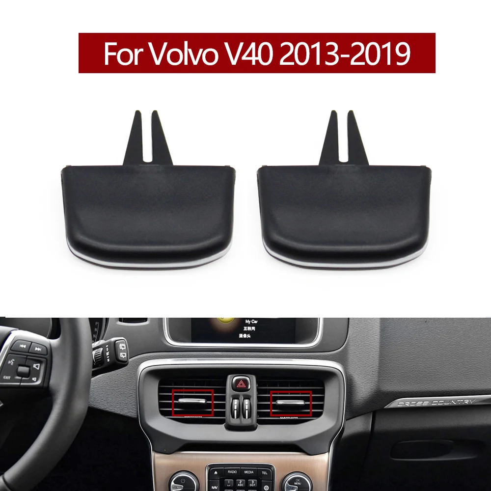 Car Front Air Vent Outlet Tab Clip Repair Slider Air Conditioner Vent Paddle For Volvo V40 2013-2019