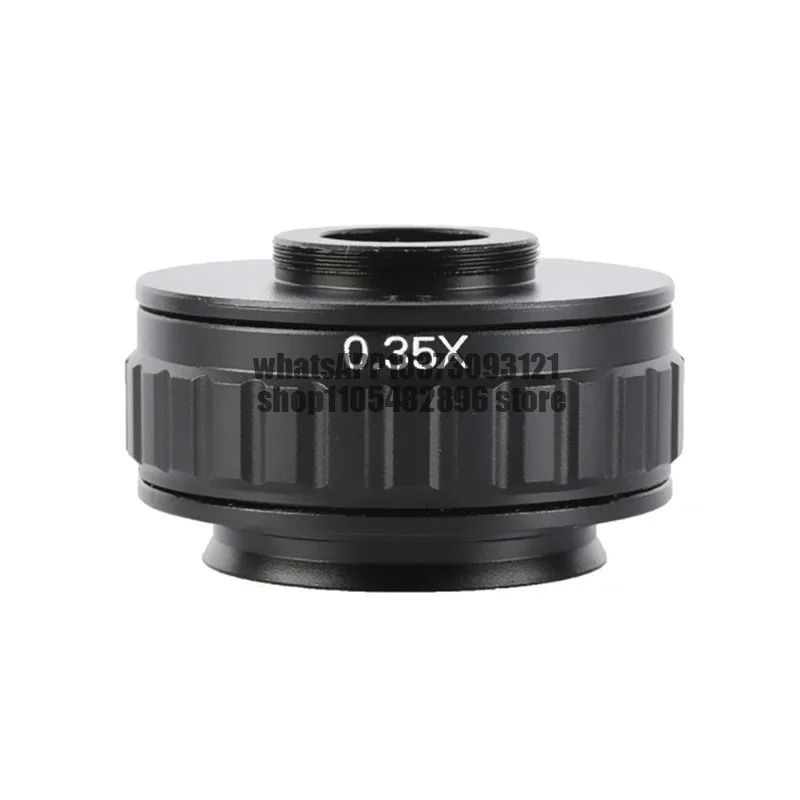 C Mount Adapters Lens 0.35X CCD For Microscope Camera 38MM Interface Increased Field Of Vision