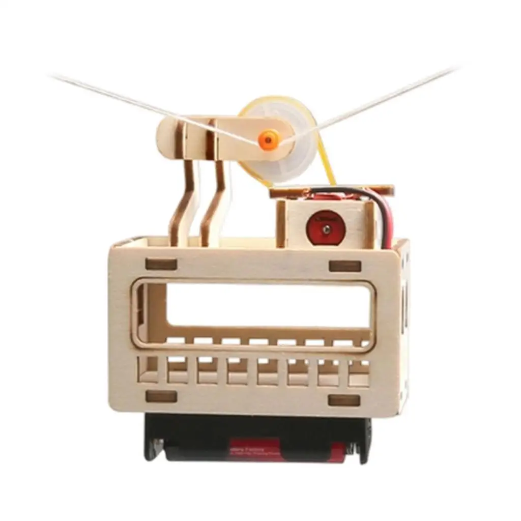 Sightseeing Kabelauto DIY Simulatie Wetenschap Cognitie Leuke projecten voor leermiddelen Jongens Meisjes Beginners Feestartikelen Kinderen