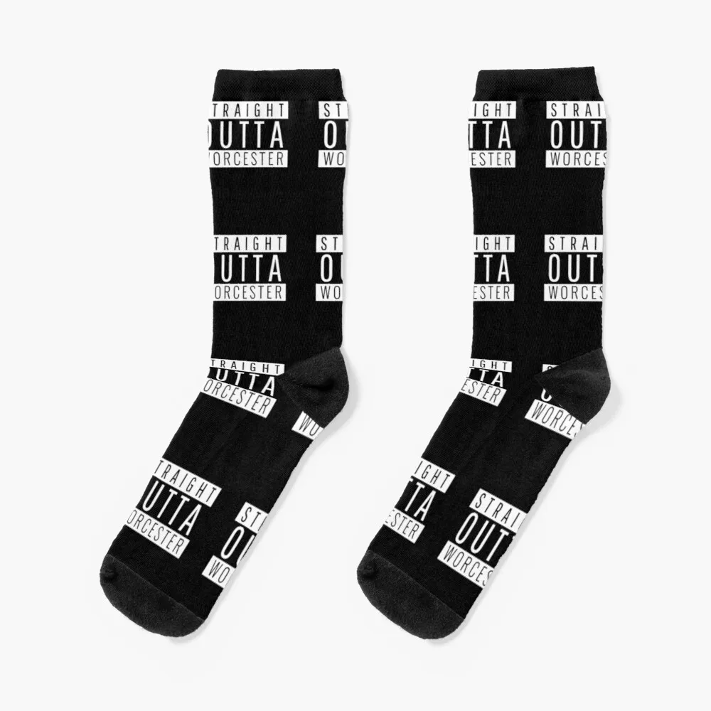 Straight Outta WorcesterSocks Christmas Stocking Sports Stockings Man