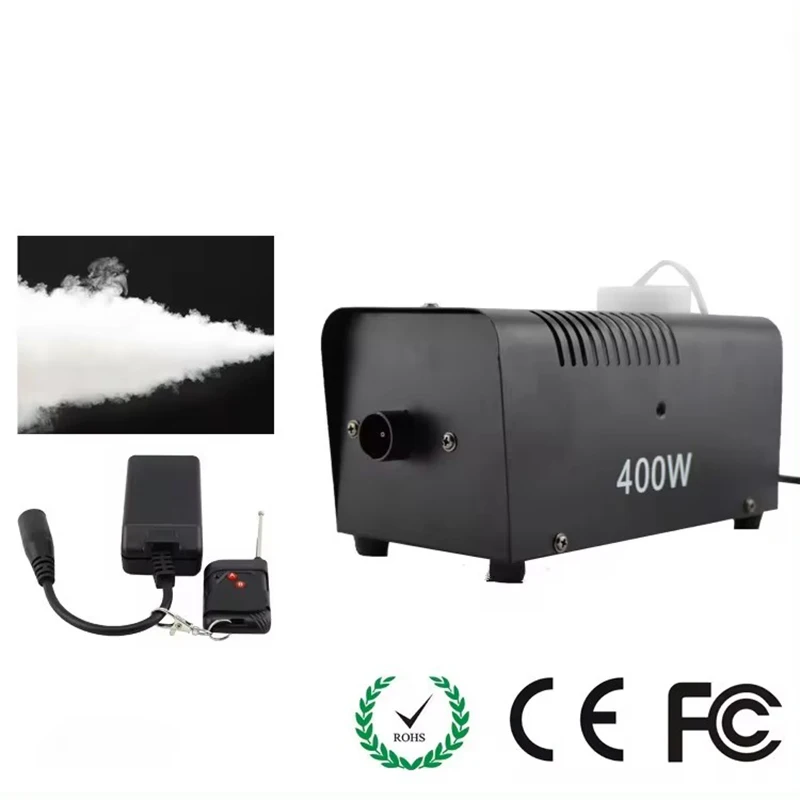 High quality mini 400W 10m Wireless remote control smoke machine fog machine machine for wedding party stage Lampblack machine