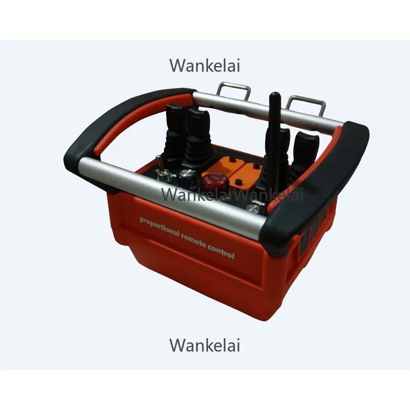 Wireless Crane Hydraulic Valve Remote Control with 4 Joysticks 8-35V Waterproof Polymer Lithium Battery Carton Plastic Motor