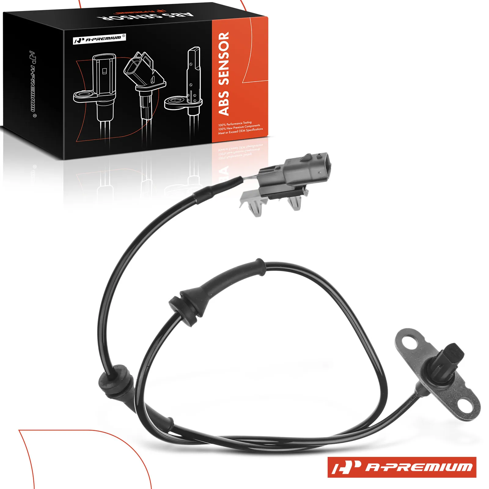 A-Premium Rear Passenger Side ABS Wheel Speed Sensor for Nissan NV1500 NV2500 NV3500 2012-2020