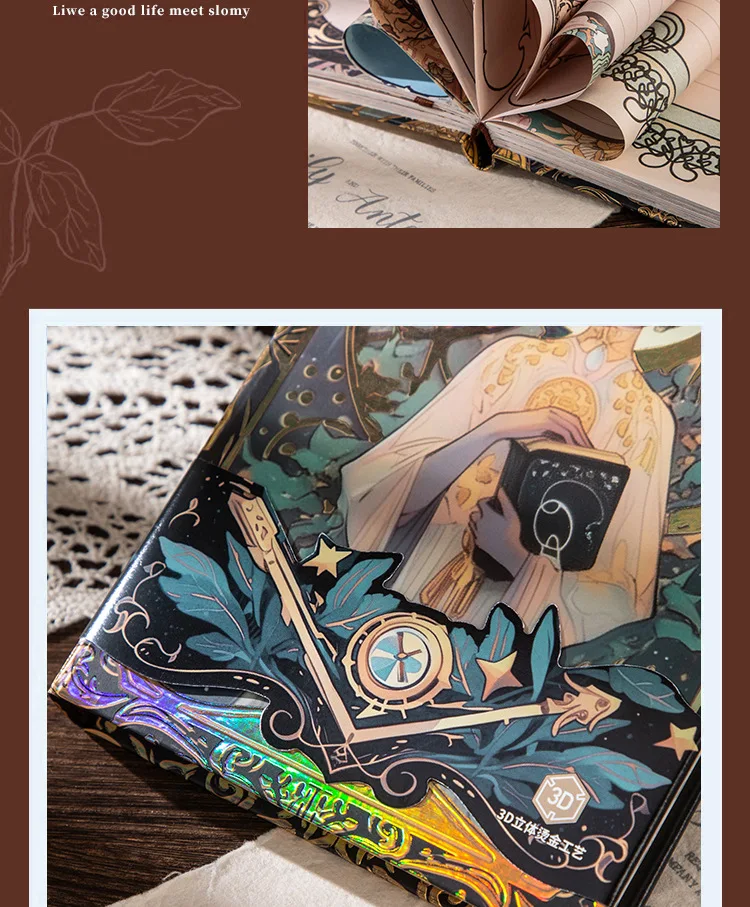 Renaissance-A5-Notizbuch, Ölgemälde-Hardcover-Illustrationen, vollfarbiges Handbuch, 128 Blatt/Buch, 100 g/m2, professionelles Handbuch – Detail 6