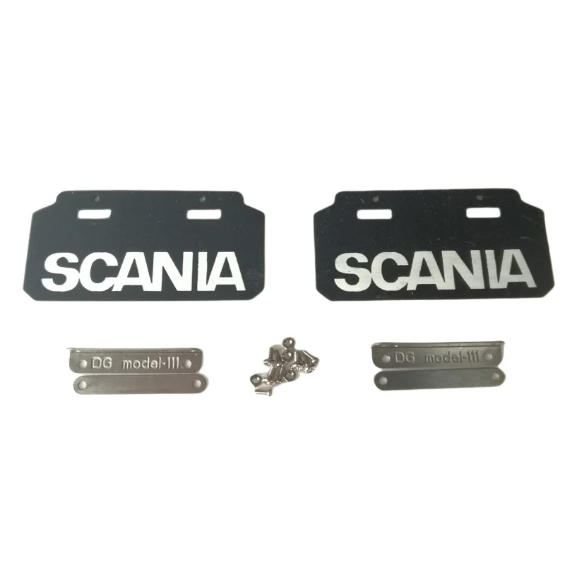 Światło przednie gumowe błotnik elementy dekoracyjne do 1/14 Tamiya zdalnie sterowana ciężarówka ciągnik Scania 56318 5632 Stiholt DIY części