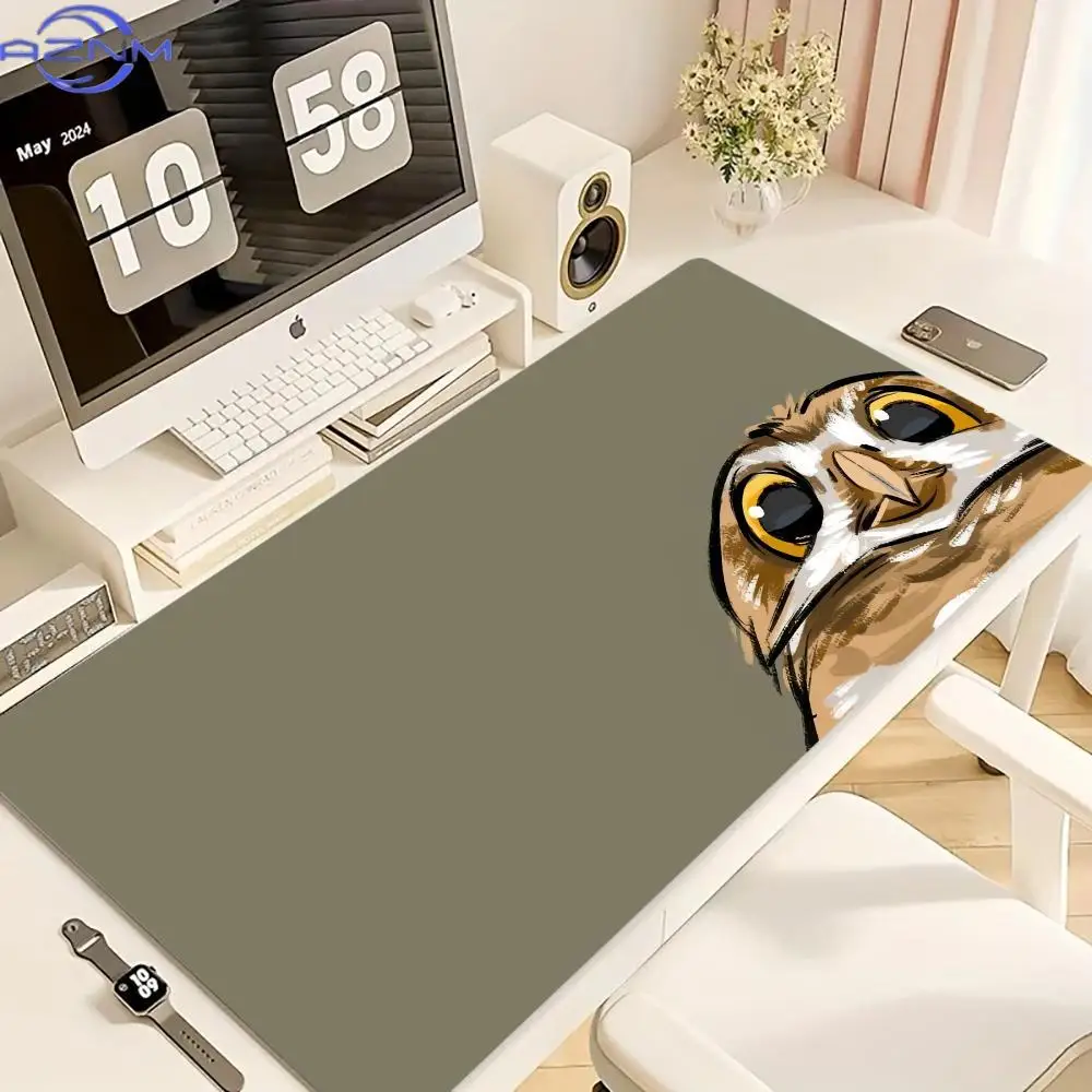 Anime cute bird Mouse Pad Computer Accessories Office Game Table Mats Rubber Anti-slip Gaming Keyboard Mousepads Desk Pads 40X90