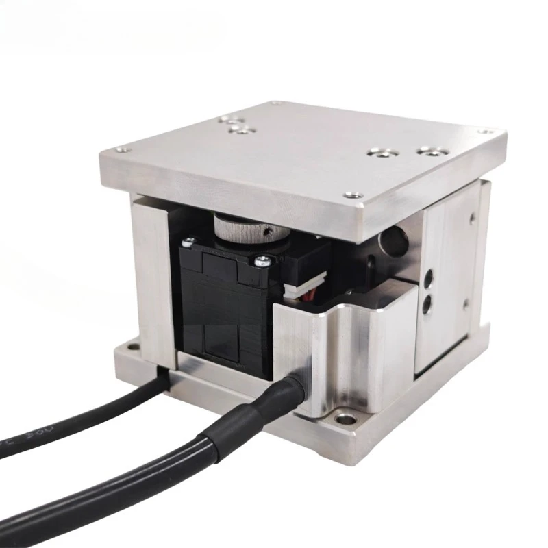 

Precision electric lift table Stainless steel optical fine-tuning displacement table Z-axis height adjustment table PT-GZ40