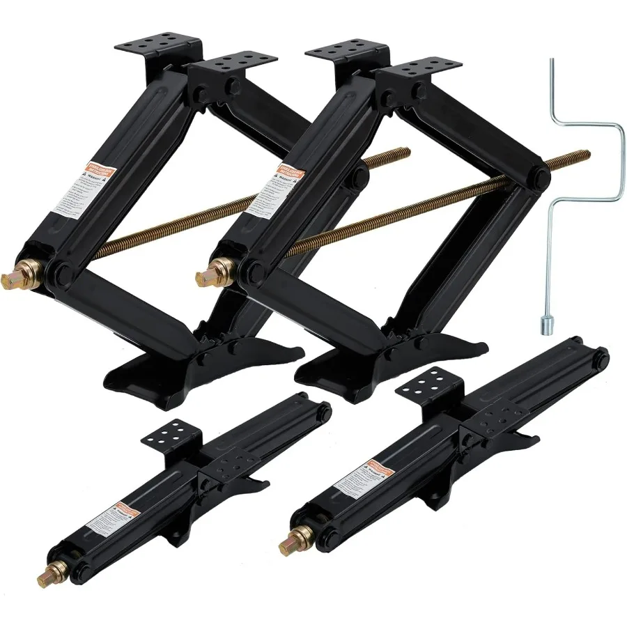 

Набор из 4 24-дюймовых разъемов-стабилизаторов для автофургонов, разъемы стабилизатора прицепов для автодомов мощностью 7500 фунтов, сверхмощные разъемы для выравнивания автофургонов со стабильным основанием для выравнивания