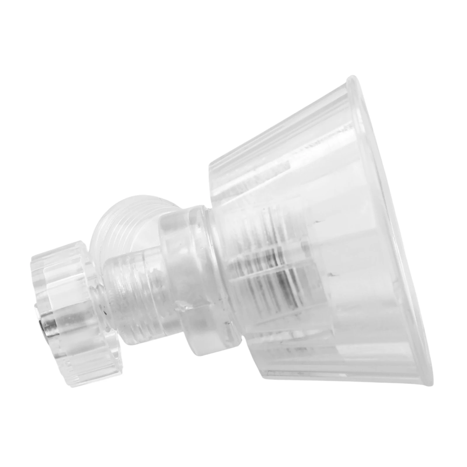 فوهة شفافة الانحلال البلاستيك الشفاف فوهة الرش رئيس قابل للتعديل الاعصار الزراعي الزراعي العملي