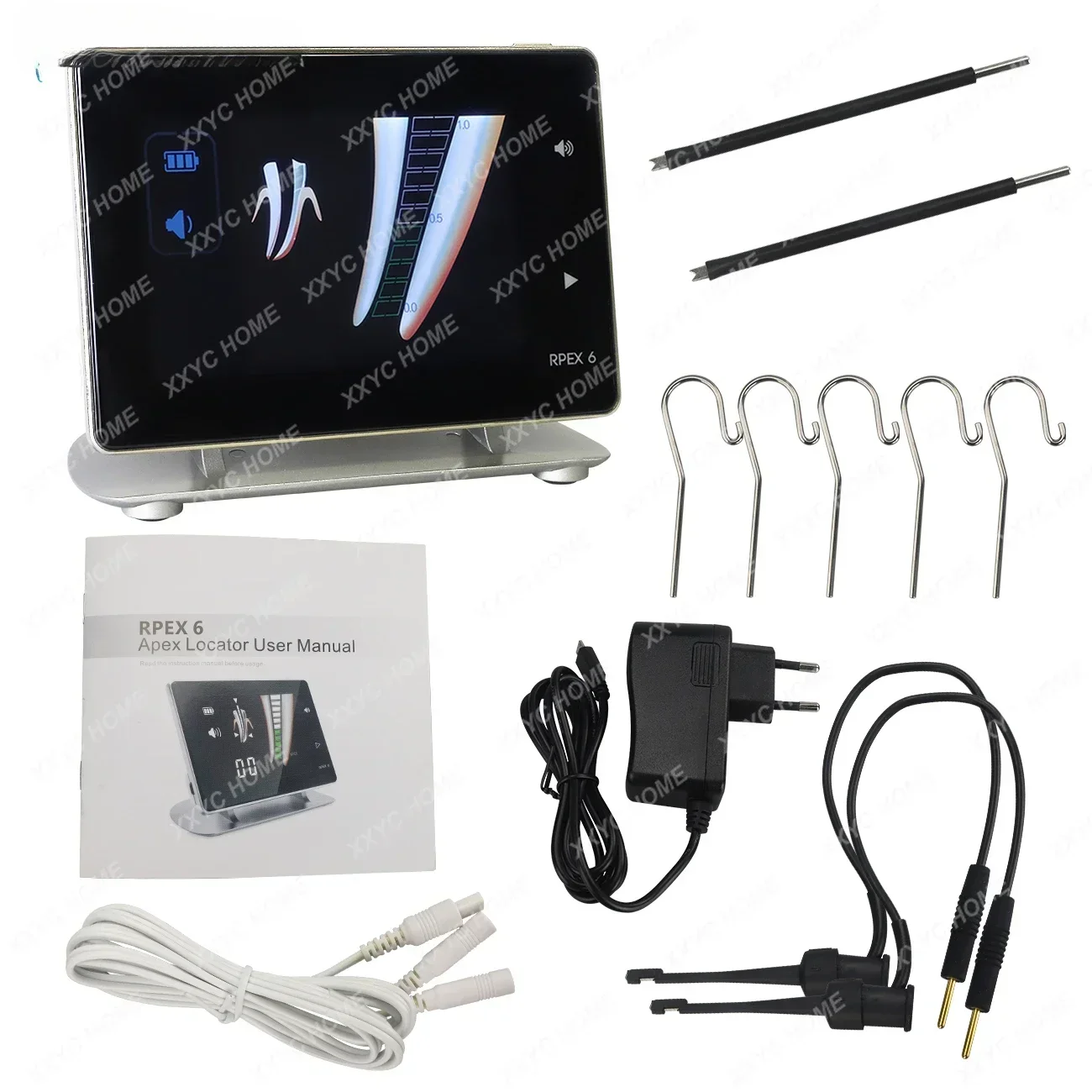 Стоматологический локатор вершины, эндодонтический с эндодвигателем, стоматологическое оборудование, ЖК-экран, стоматологический инструмент для измерения длины корневого канала