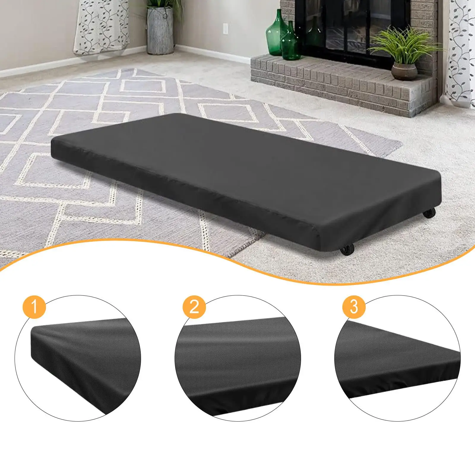 Under Desk Treadmill Dustproof Cover Portable Exercise Machine Protector Oxford Cloth for Office Home Workouts