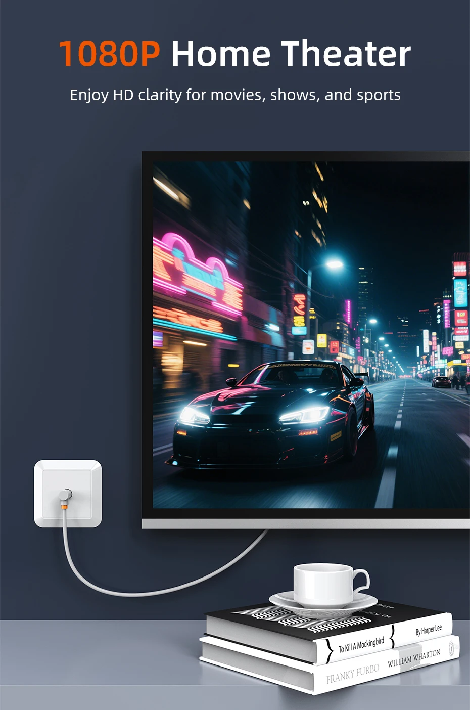 CABLETIME TV-Kabel 90 GradTV-Leitung Satellitenantenne Hochwertiges Kabel 1080P M/M 3C2V-Kabel für HD-Antenne TV STB Video Line – Detail 3