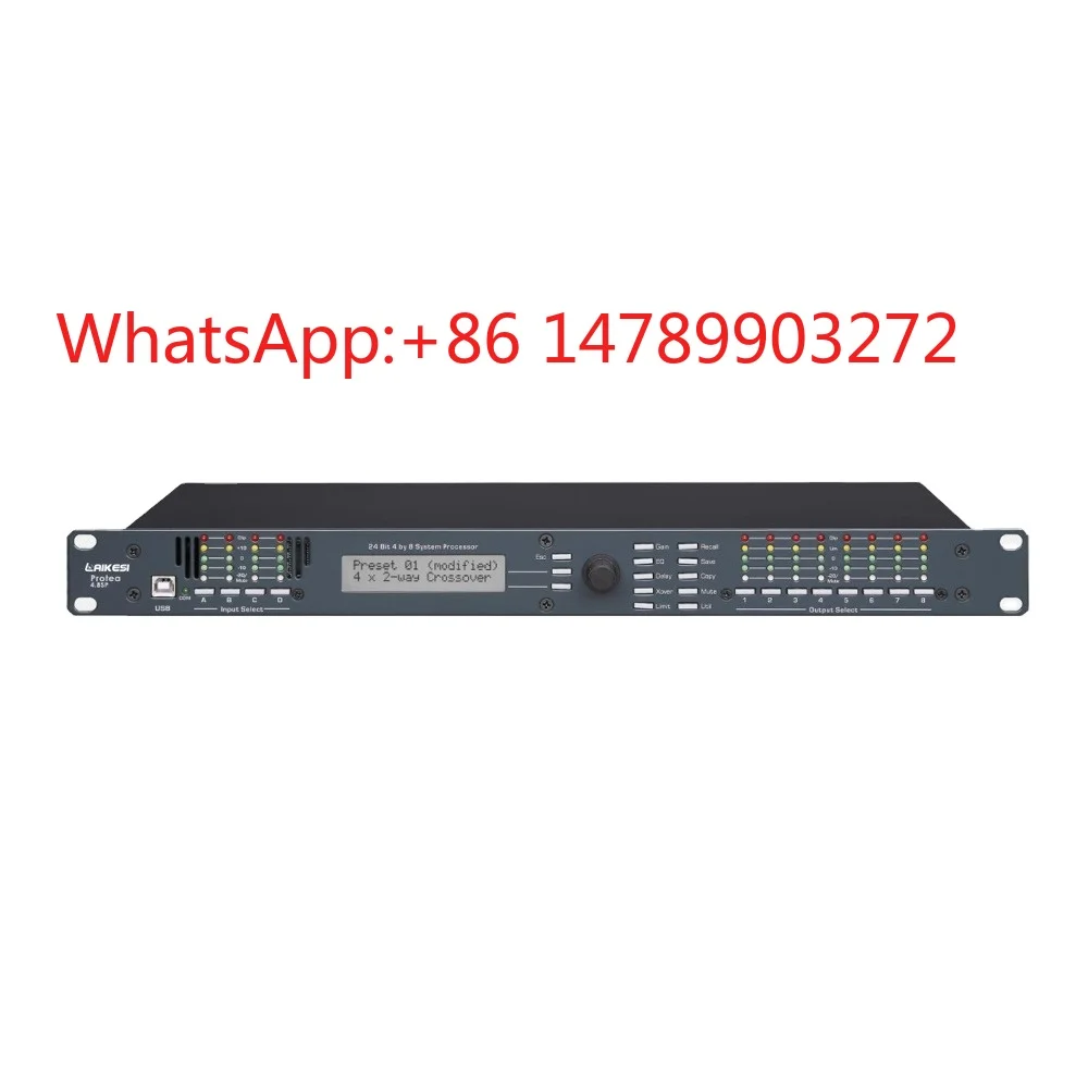 

Portable DSP Audio Processor Small Stage Bar Live Show Professional Sound Equipment
