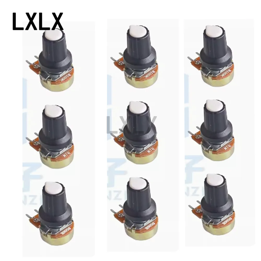 LXLX1 1 Set Various Resistance 148 Potentiometer Pack B1K 2K 5K 10K 20K 50K 100K 500K 1M 9 Kinds