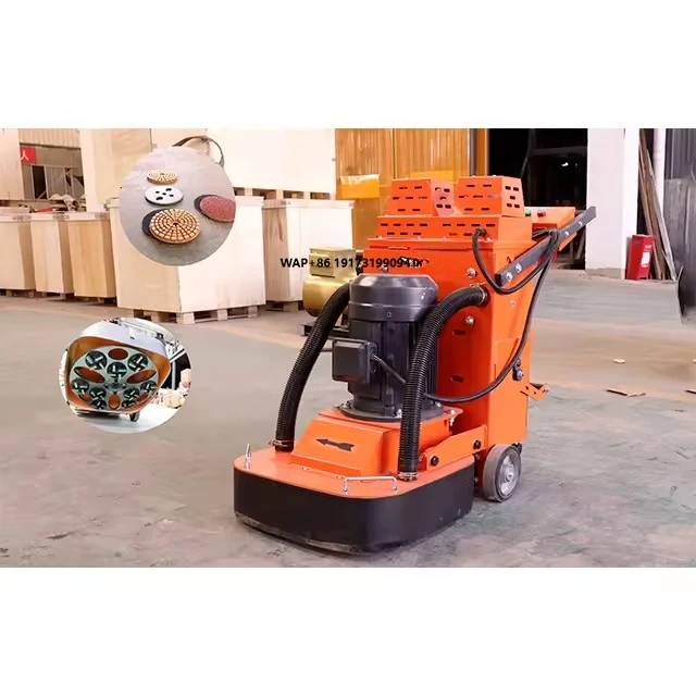 Europe USA Hot Sale 220V 380V Concrete Polishing Machine Terrazzo Epoxy Concrete Floor Grinder