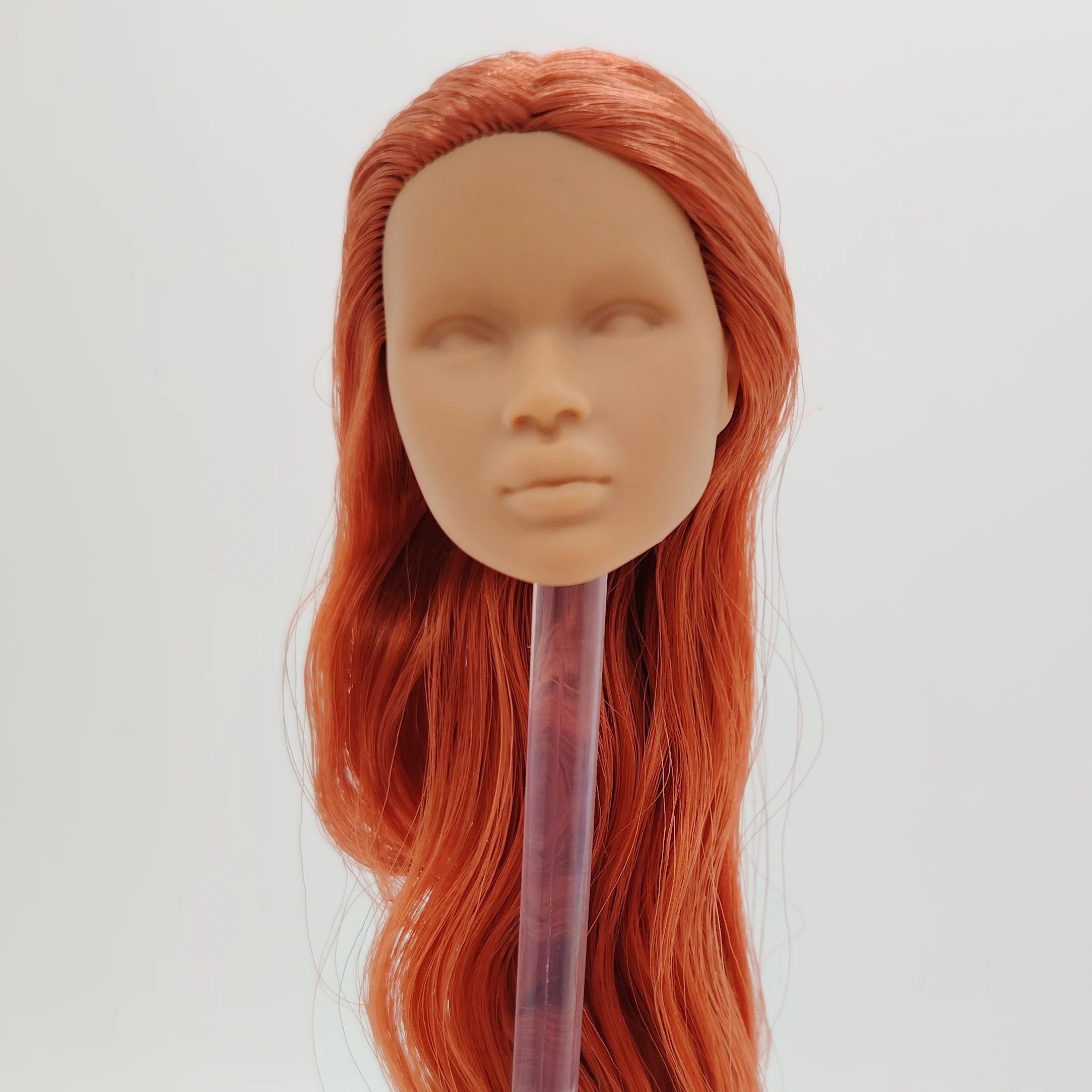 

Fashion Royalty 1/6 Scale Nadja Rhymes Hungarian Skin Copper Hair Integrity Unpainted Face Doll Head