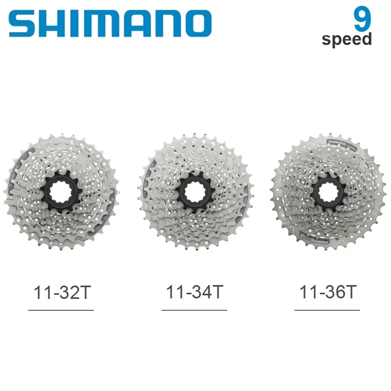 SHIMANO ALTUS CS HG201 Cassette 9s Freewheel 11-32T 11-34T 11-36T  Silver MTB Cassette Sprocket K7 Mountain Bike Bicycle Parts