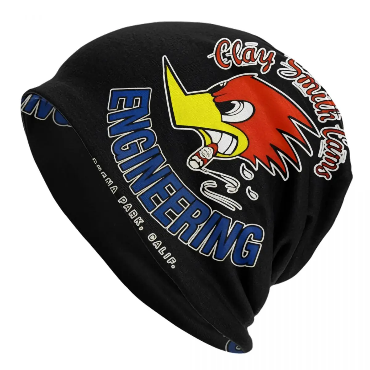 Angry Woody Bird (13) Washed Thin Bonnet Outdoor Casual Beanies Protection Men Women Hats