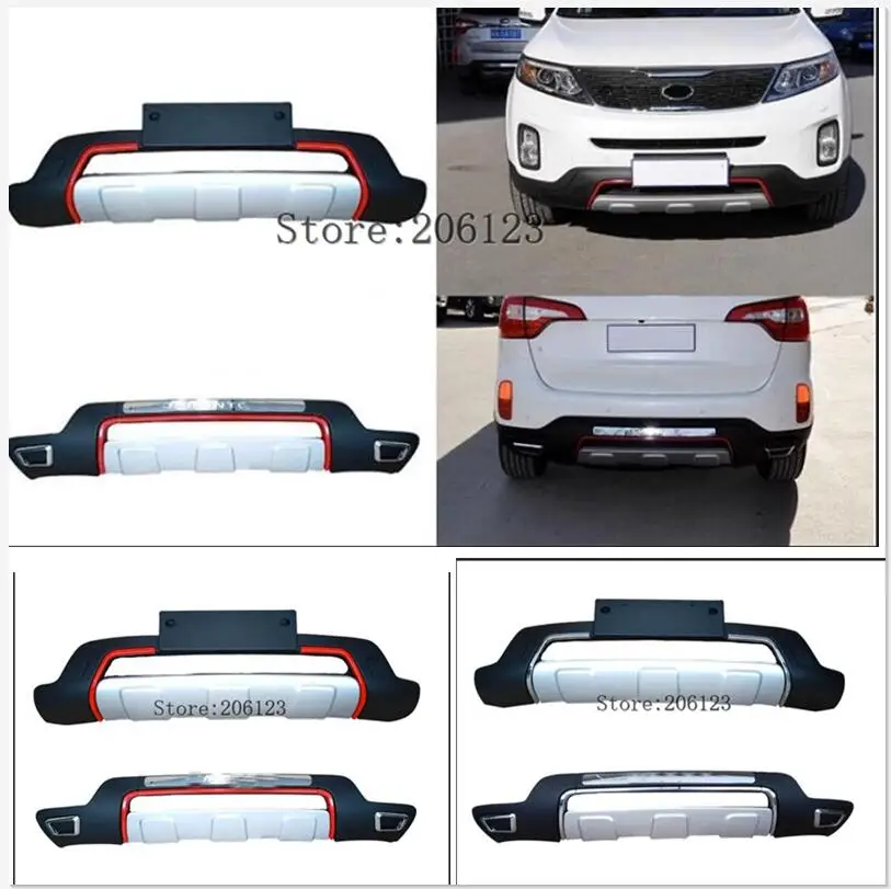 for KIA SORENTO 2013 2014 REAR GUARD SPORT TYPE BUMPER PROTECTER