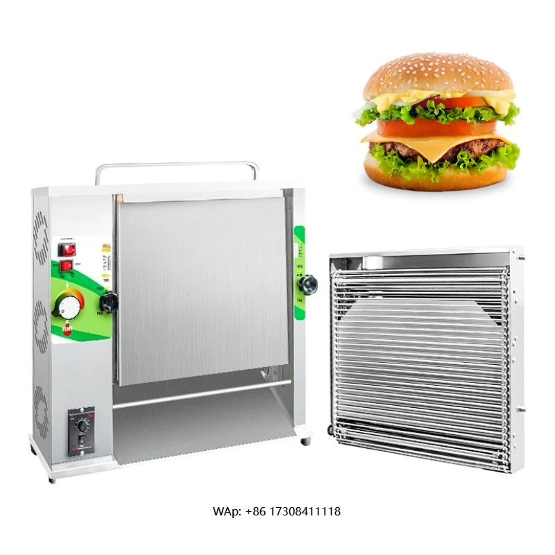 

Electric Conveyor Burger Maker Bread Toaster Commercial Burger Maker Restaurant Price