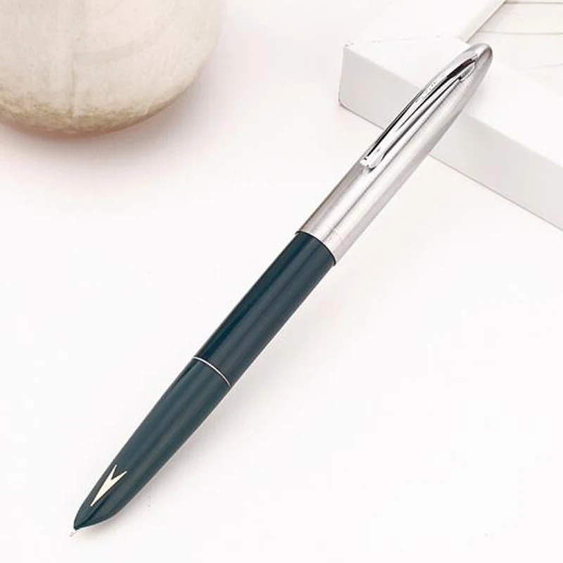 HERO 329-2 Fine Quality Fountain Pen Arrow Mark 329 Horse Head Pattern Financial Ink Pen Iridium Fine Nib 0.5mm Writing Supplies