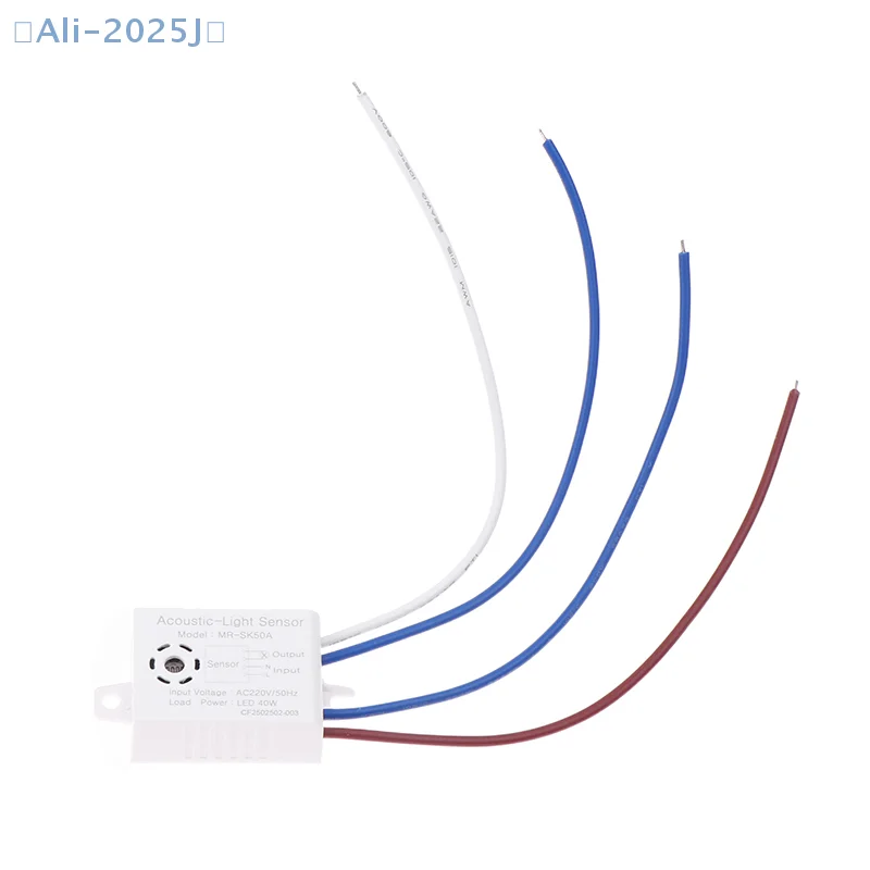 【J】 Modulo sensore intelligente per plafoniera a LED interruttore di controllo suono e luce di piccole dimensioni
