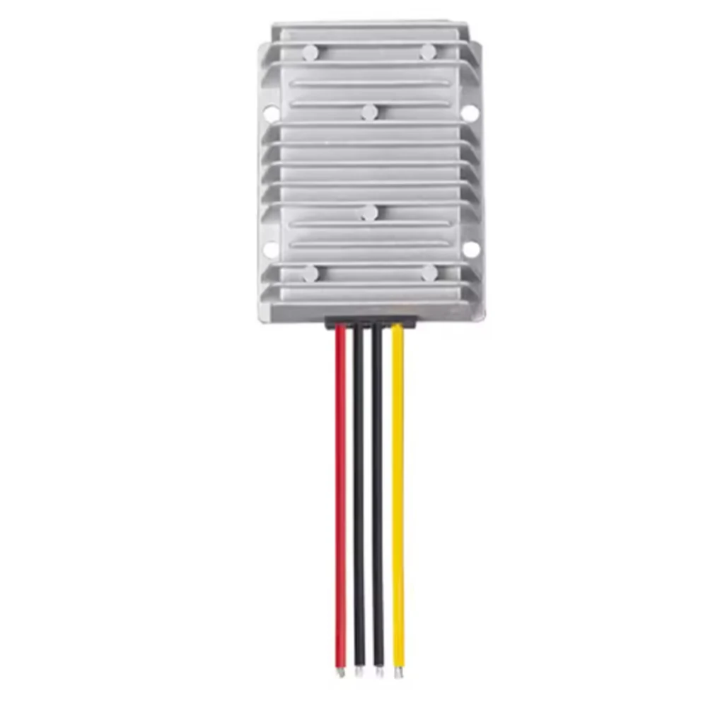 360W 15A DC-DC Converter 12V Input to 24V Output with IP68 Waterproof Housing for Vehicle Auxiliary Power Systems