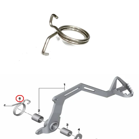 Пружина торсионная педали заднего тормоза для BMW F650GS F700GS F800GS ADV