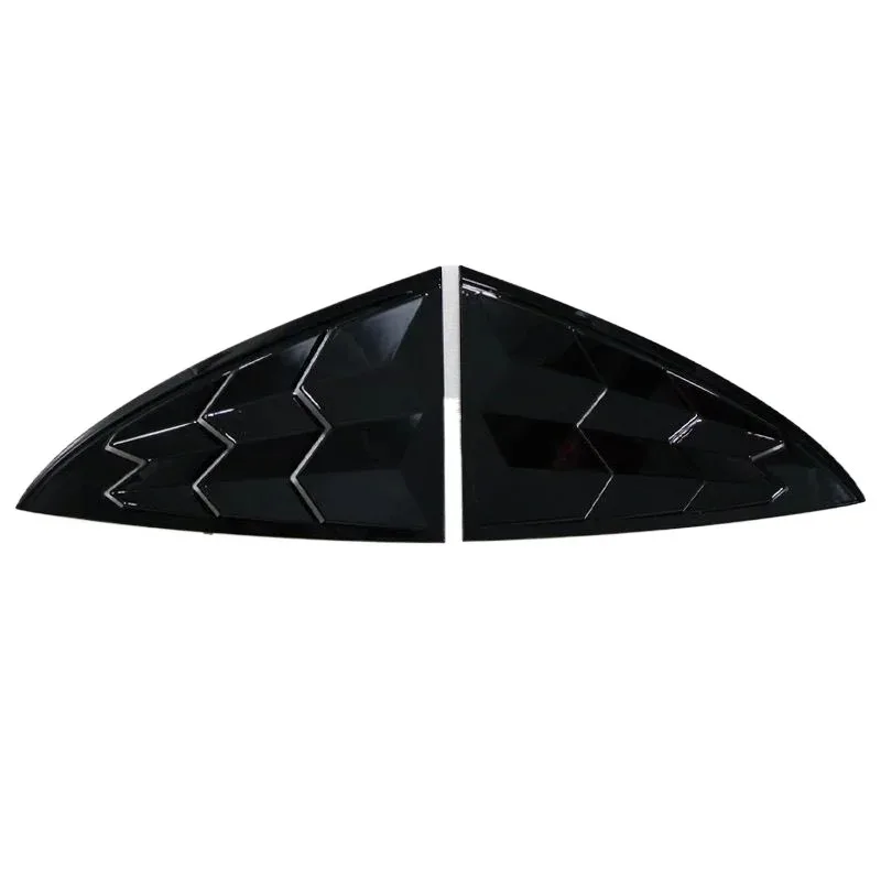 For Tesla Model 3 Y 2021-2023 ABS Carbon Fiber Car Rear Side Triangle Window Louver Spoiler Trim Exterior Car Accessories