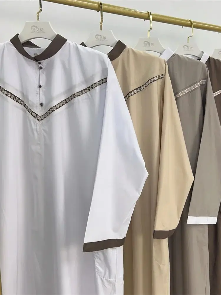 Ramadan Eid Kebaya Muslim Fashion Abaya Dubai Turkey Arabic Abayas For Prayer Islamic Clothing Men Robe Musulmane Djellaba Homme